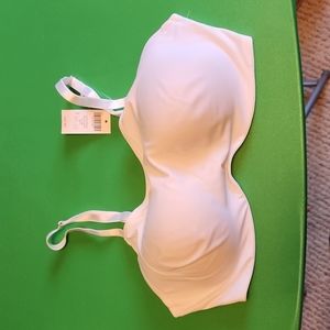 Soma OH MY GORGEOUS SMOOTH CAMI Bra White 36D NWT